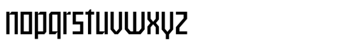 JHC Genetic Regular Font LOWERCASE