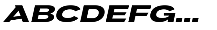 JHC Mirko Expanded Bold Italic Font UPPERCASE