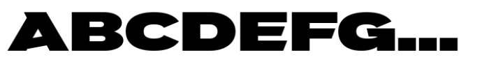 JHC Mirko Expanded Extrablack Font UPPERCASE