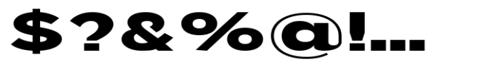 JHC Mirko Expanded Extrabold Font OTHER CHARS