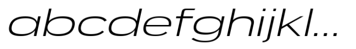 JHC Mirko Expanded Extralight Italic FONT