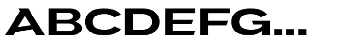 JHC Mirko Expanded Semibold Font UPPERCASE
