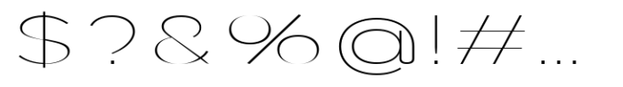 JHC Mirko Expanded Thin Font OTHER CHARS