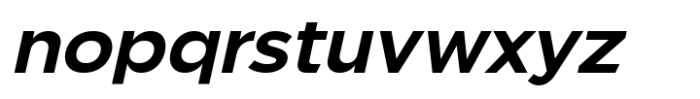 JHC Mirko Semibold Italic Font LOWERCASE
