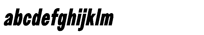 JHC Noda Condensed Black Italic FONT