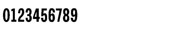 JHC Noda Condensed Bold Font OTHER CHARS