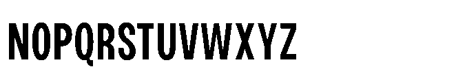 JHC Noda Condensed Bold Font UPPERCASE