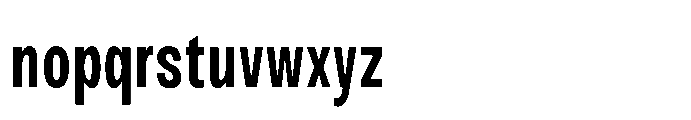 JHC Noda Condensed Bold Font LOWERCASE