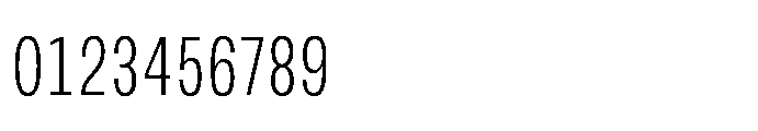 JHC Noda Condensed Light Font OTHER CHARS