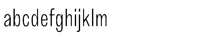 JHC Noda Condensed Light FONT