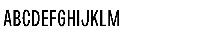 JHC Noda Condensed Medium Font UPPERCASE