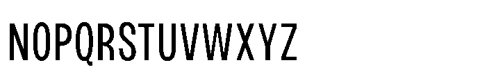 JHC Noda Condensed Medium Font UPPERCASE