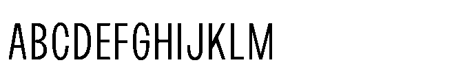 JHC Noda Condensed Regular Font UPPERCASE