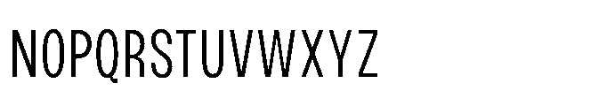 JHC Noda Condensed Regular Font UPPERCASE