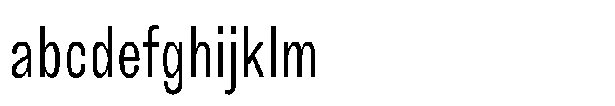 JHC Noda Condensed Regular FONT