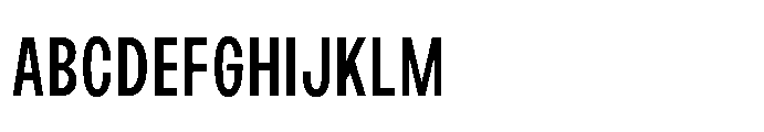 JHC Noda Condensed Semibold Font UPPERCASE