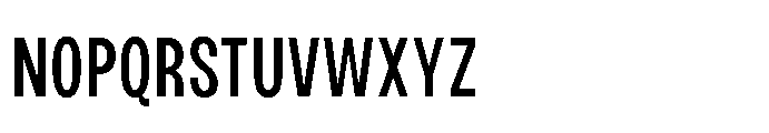 JHC Noda Condensed Semibold Font UPPERCASE