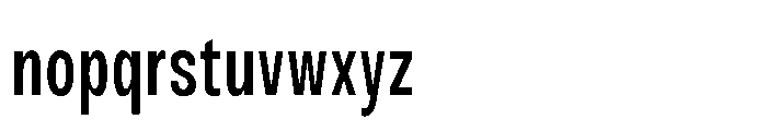 JHC Noda Condensed Semibold Font LOWERCASE