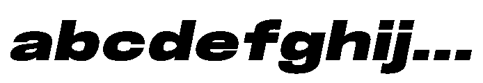 JHC Noda Expdanded Black Italic FONT