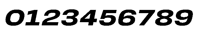 JHC Noda Expdanded Bold Italic Font OTHER CHARS