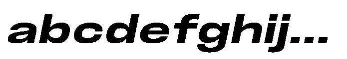 JHC Noda Expdanded Bold Italic FONT