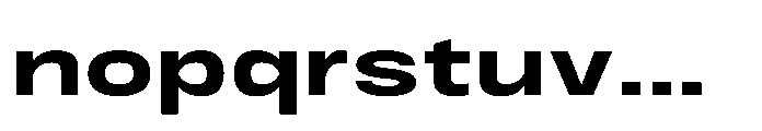 JHC Noda Expdanded Bold Font LOWERCASE