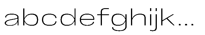 JHC Noda Expdanded Extralight FONT