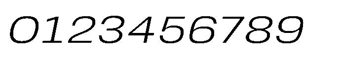 JHC Noda Expdanded Light Italic Font OTHER CHARS