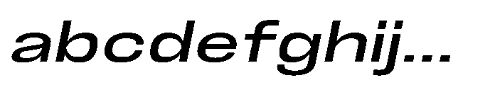 JHC Noda Expdanded Medium Italic FONT
