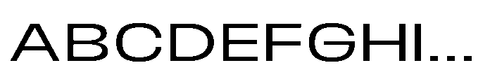 JHC Noda Expdanded Regular Font UPPERCASE