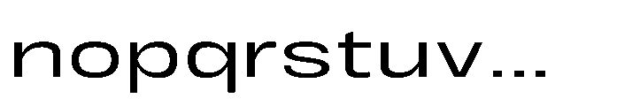 JHC Noda Expdanded Regular Font LOWERCASE