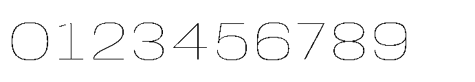 JHC Noda Expdanded Thin Font OTHER CHARS