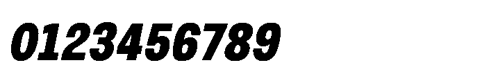 JHC Noda Narrow Black Italic Font OTHER CHARS