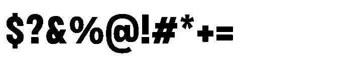 JHC Noda Narrow Black Font OTHER CHARS