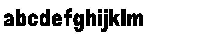 JHC Noda Narrow Black FONT