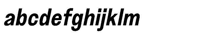 JHC Noda Narrow Bold Italic FONT