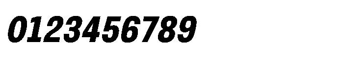 JHC Noda Narrow Extrabold Italic Font OTHER CHARS