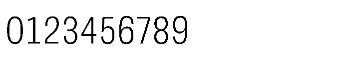 JHC Noda Narrow Light Font OTHER CHARS