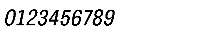 JHC Noda Narrow Medium Italic Font OTHER CHARS
