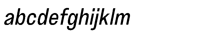 JHC Noda Narrow Medium Italic FONT
