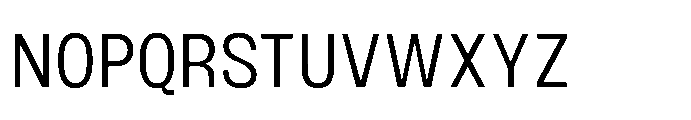 JHC Noda Narrow Regular Font UPPERCASE