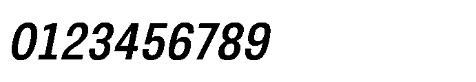 JHC Noda Narrow Semibold Italic Font OTHER CHARS
