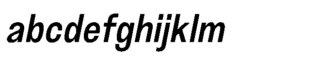 JHC Noda Narrow Semibold Italic FONT