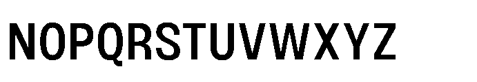 JHC Noda Narrow Semibold Font UPPERCASE