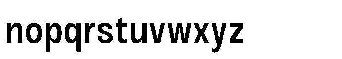 JHC Noda Narrow Semibold Font LOWERCASE