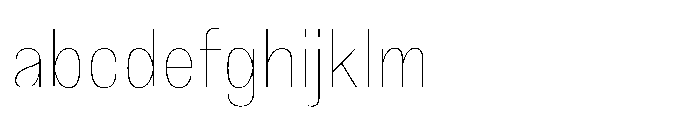 JHC Noda Narrow Thin FONT