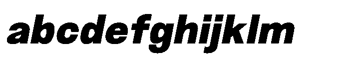 JHC Noda Norm Black Italic FONT