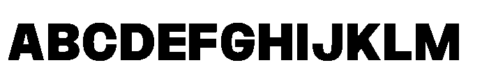 JHC Noda Norm Black Font UPPERCASE
