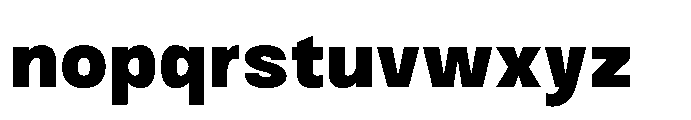 JHC Noda Norm Black Font LOWERCASE