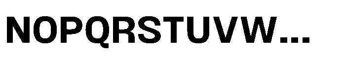 JHC Noda Norm Bold Font UPPERCASE